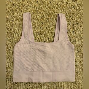 All in Motion Ribbed Lavender Tank